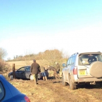 Steve being helped out at Akeley