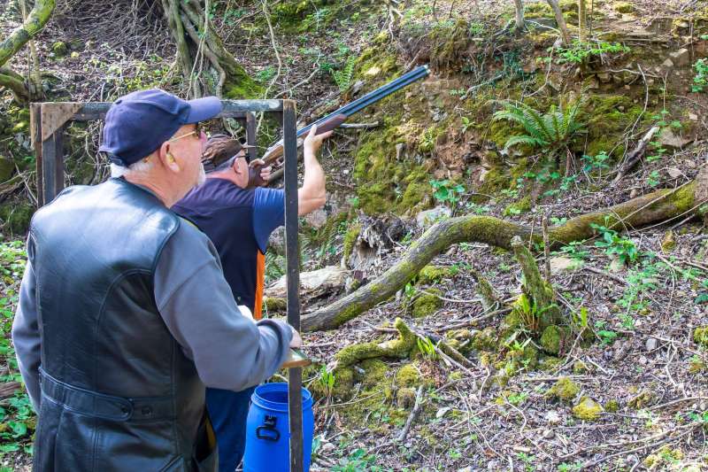 Kingswood against St Brides at their quarry shooting ground