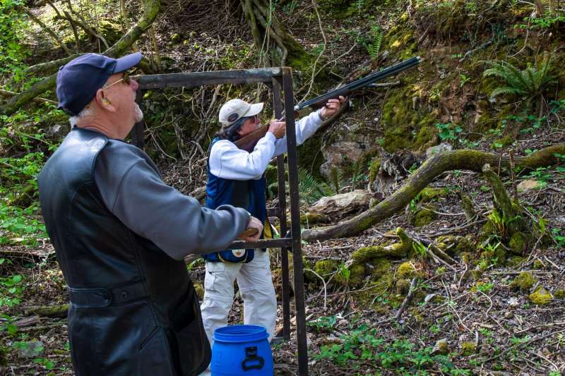 Kingswood against St Brides at their quarry shooting ground