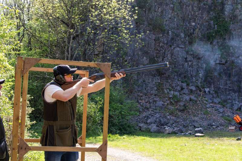 Kingswood against St Brides at their quarry shooting ground