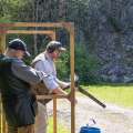 Kingswood against St Brides at their quarry shooting ground