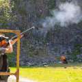 Kingswood against St Brides at their quarry shooting ground