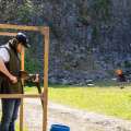 Kingswood against St Brides at their quarry shooting ground