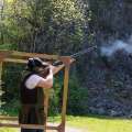 Kingswood against St Brides at their quarry shooting ground