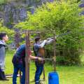 Kingswood against St Brides at their quarry shooting ground