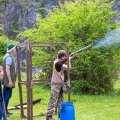 Kingswood against St Brides at their quarry shooting ground