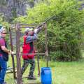 Kingswood against St Brides at their quarry shooting ground